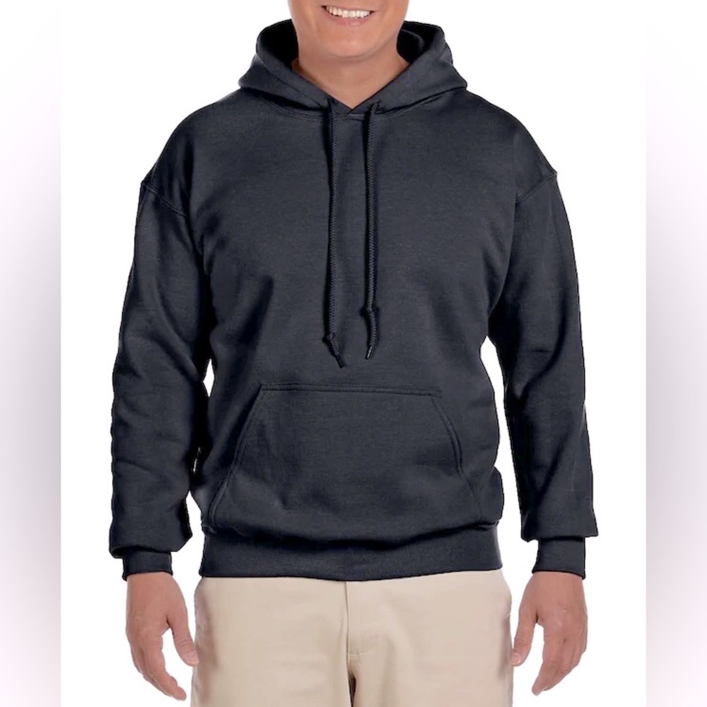 4XL Black Gildan Pullover Hoodie